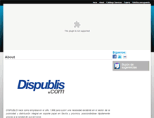 Tablet Screenshot of dispublis.com